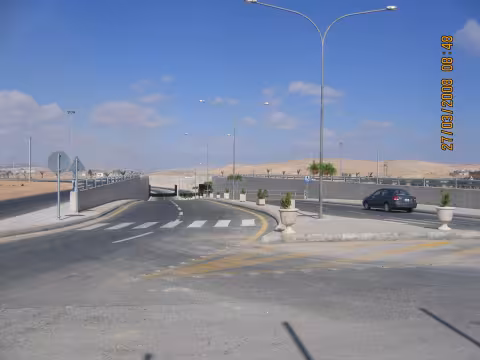 Al Hashmiyah University Entrance Intersection