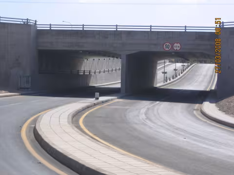 Al Hashmiyah University Entrance Intersection