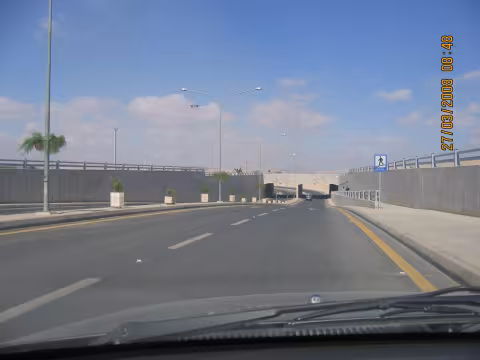 Al Hashmiyah University Entrance Intersection